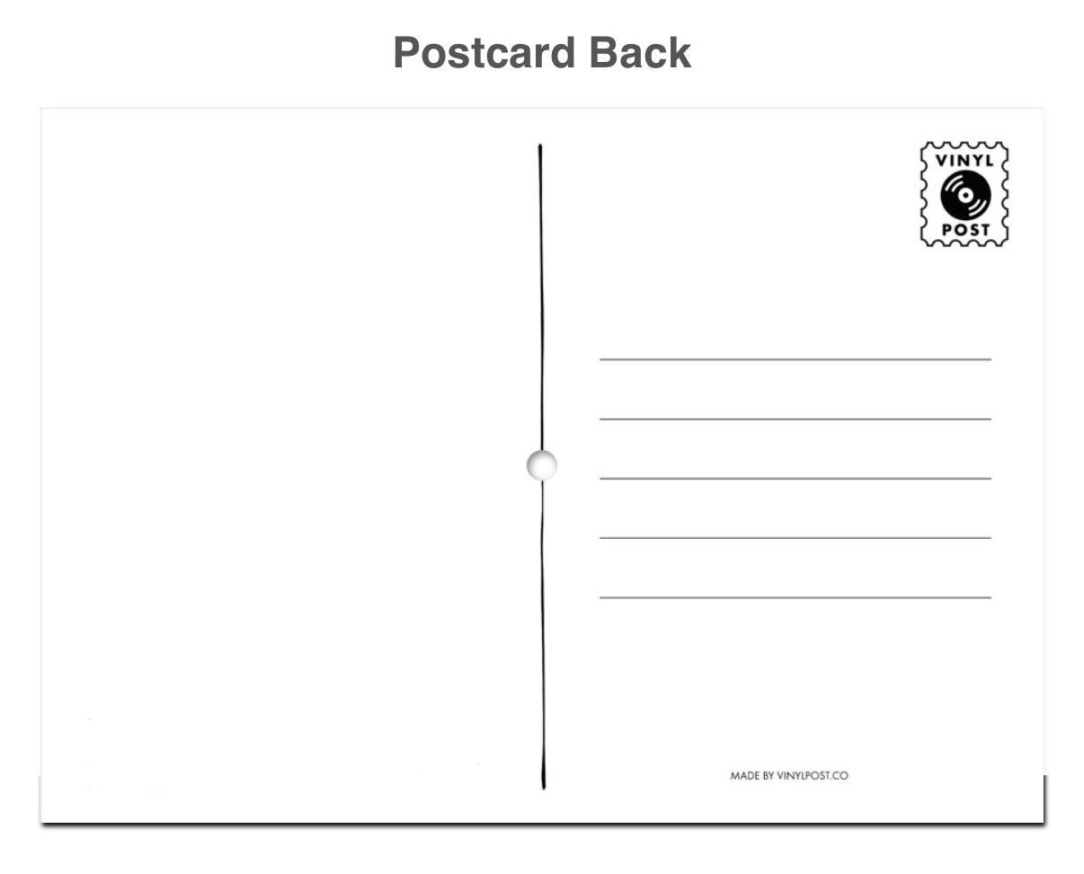 "Mad" Single - Signed Vinyl Postcard